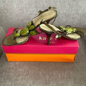 Vintage Kate Spade jeweled heels